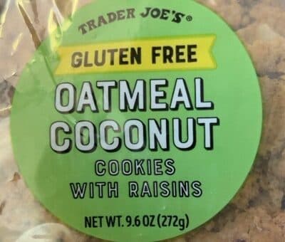 Oatmeal Coconut Cookies with Raisins