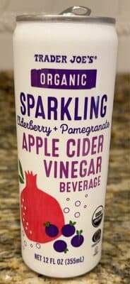 Sparkling Elderberry and Pomegranate Beverage