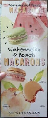 Watermelon And Peach Macarons