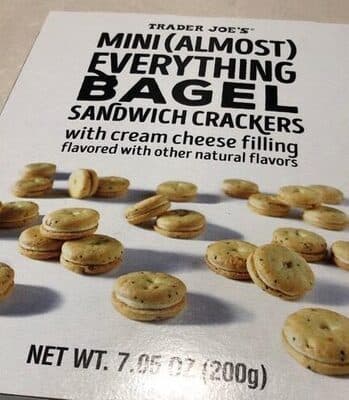 Mini (Almost) Everything Bagel Sandwich Crackers