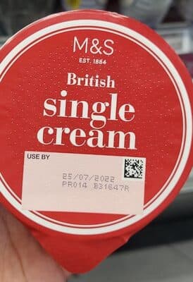 British single cream