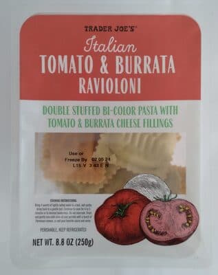 Italian Tomato and Burrata Raviolo