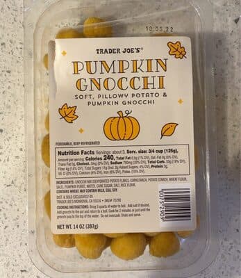 Pumpkin Gnocci
