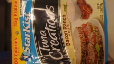 Lightly Marinated Premium Chunk Light Tuna, Bacon Ranch