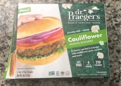 Dr. Praeger's Cauliflower Veggie Burgers