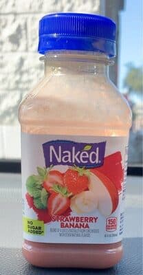 Naked Pure Fruit Strawberry Banana Juice Smoothie