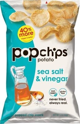 Popped Potato Chip Snack, Sea Salt & Vinegar