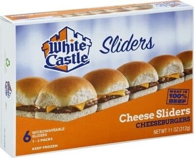 Classic Cheese Sliders with Grilled Onions on Our Signature Bun