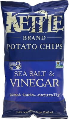 Kettle Potato Chips, Sea Salt & Vinegar