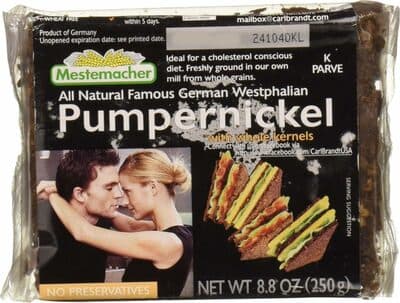 Pumpernickel bread