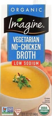 No-Chicken Organic Low Sodium Fat Free & No Added Msg Broth