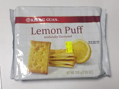 Khong Guan Lemon Puff Biscuits