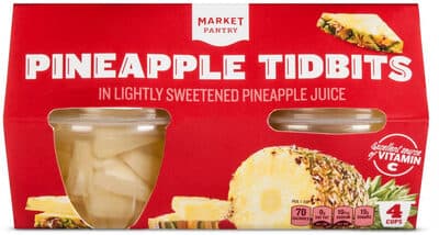 Pineapple Tidbits In Lightly Sweetened Pineapple Juice