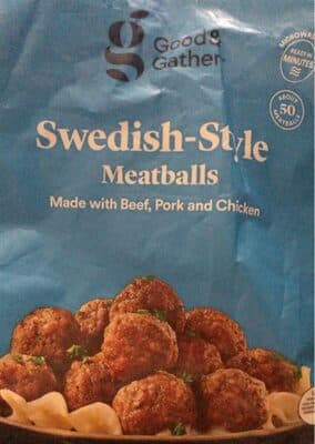 Swedish-Style Made with Beef, Pork and Chicken Meatballs