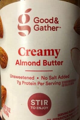 Creamy Almond Butter