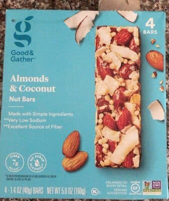 Almonds & Coconut Nut Bars