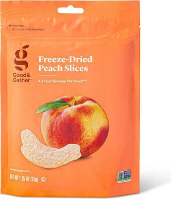 Freeze-Dried Peach Slices