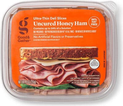 Uncured Honey Ham Ultra-Thin Deli Slices