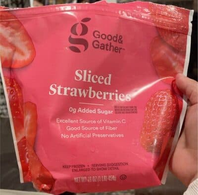 Sliced Strawberries