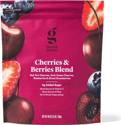 Cherries & Berries Blend Tart Cherries, Dark Sweet Cherries, Blueberries & Sliced Strawberries