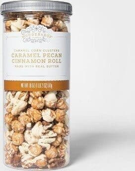 Caramel Pecan Corn Clusters Cinnamon Roll