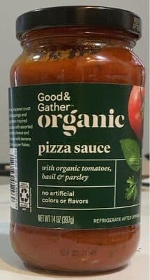 Pizza Sauce With Organic Tomatoes, Basil & Parsley