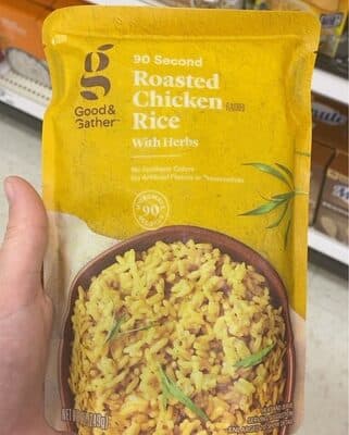 Roasted Chicken Flavored Rice with Herbs