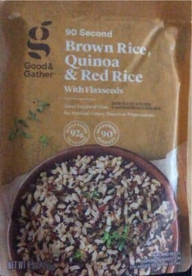 Brown Rice, Quinoa & Red Rice With Flaxseeds