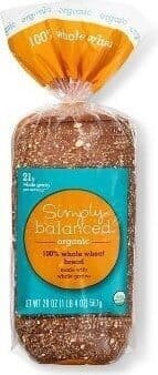 100% Whole Wheat Organic Bread