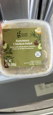 Rosemary Chicken Salad Made With White-Meat Chicken, Celery & Dried Cranberries