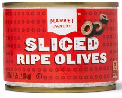 Sliced Ripe Olives
