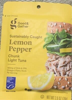 Lemon Pepper Chunk Light Tuna
