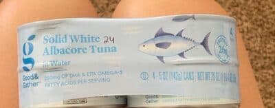 Solid White Albacore Tuna In Water