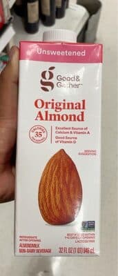 Unsweetened Original Almond Almondmilk Non-Dairy Beverage