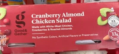 Cranberry Almond Chicken Salad
