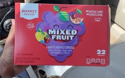 Mixed Fruit Grape, Strawberry, Orange, Apple, Blue Raspberry & Cherry Fruit-Flavored Snacks