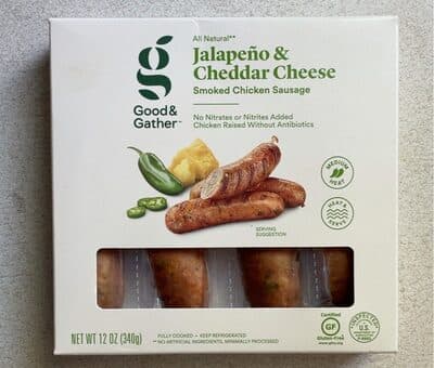 Jalapeno & Cheddar Cheese Smoked Chicken Sausage