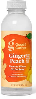Ginger Peach Flavored Water