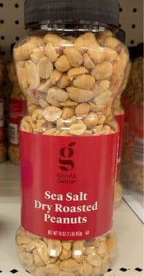 Sea Salted Dry Roasted Peanuts