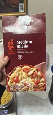 ENRICHED MACARONI PRODUCT, MEDIUM SHELLS