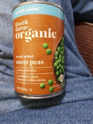 No Salt Added Sweet Peas