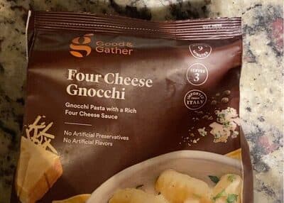 Four Cheese Gnocchi Pasta With A Rich Four Cheese Sauce