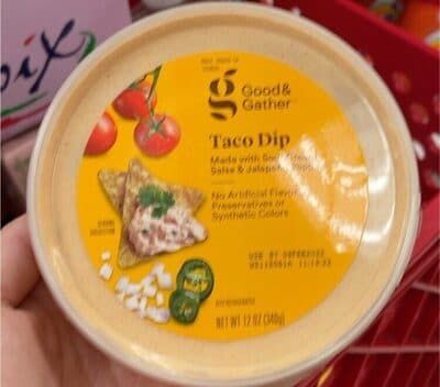 Taco Made With Sour Cream, Salsa & Jalapeno Peppers Dip
