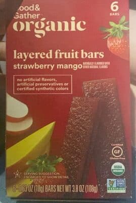 Strawberry Mango Layered Fruit Bars