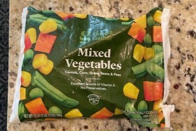 Mixed Vegetables Carrots, Corn, Green Beans & Peas
