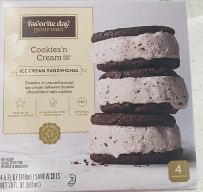 Cookies’n Cream Ice Cream Sandwiches