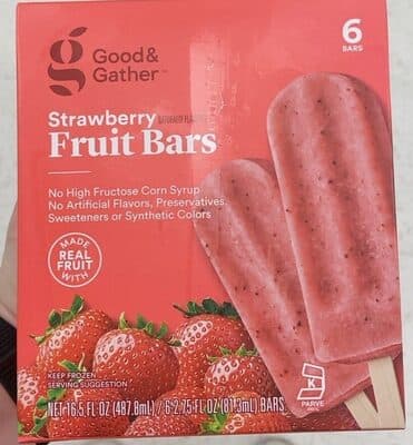 Strawberry Flavored Fruit Bars