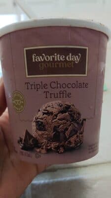 Triple chocolate truffle