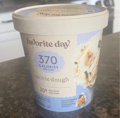 Cookie Dough Vanilla Reduced Fat Ice Cream With Cookie Dough And Chocolaty Pieces