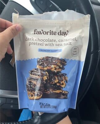 Dark Chocolate, Caramel, Pretzel With Sea Salt Crunchy Clusters